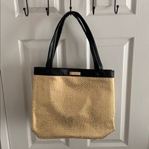 versace parfums gold bag